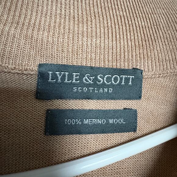 Merino Wool Pullover Lyle & Scott XXL OldMoney DarkAcademia Gorpcore Scotland - Picture 4 of 9
